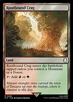 Magic the Gathering Card - Rootbound Crag - MTG Circle