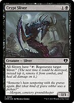 Magic the Gathering Card - Crypt Sliver - MTG Circle