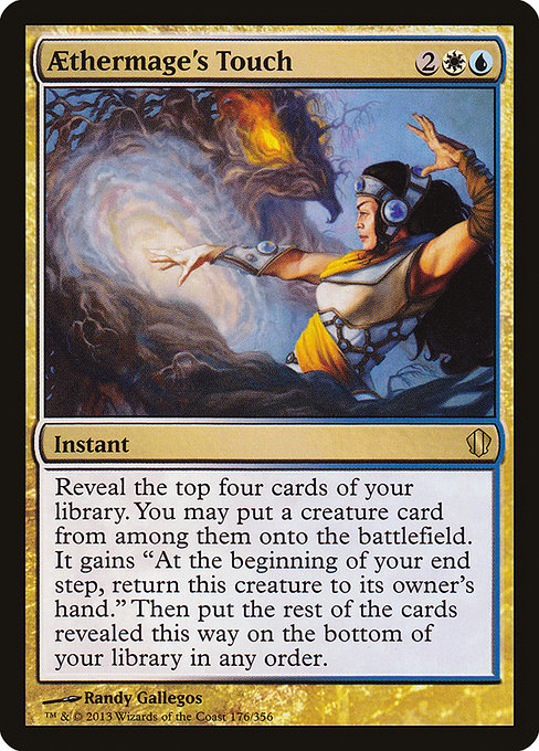 Magic the Gathering Card - Aethermage's Touch - MTG Circle
