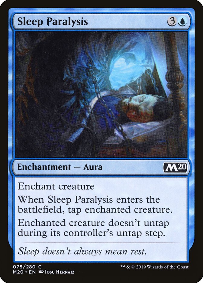 Magic the Gathering Card - Sleep Paralysis - MTG Circle