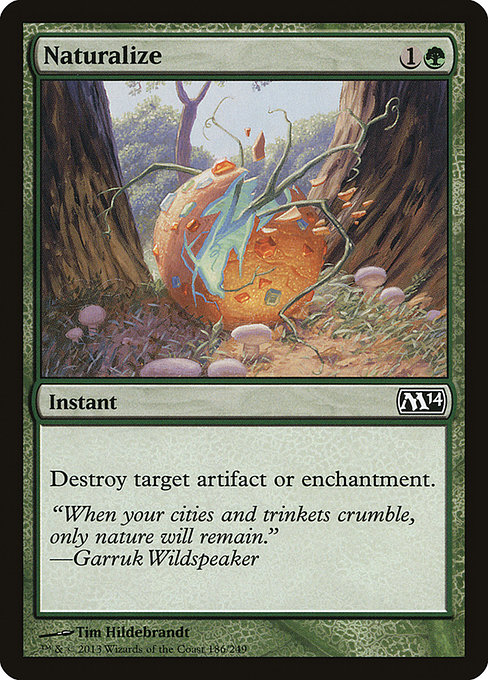 Magic the Gathering Card - Naturalize - MTG Circle
