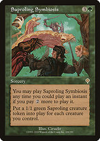 Magic the Gathering Card - Saproling Symbiosis - MTG Circle
