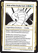 Magic the Gathering Card - Hish of the Snake Cult - MTG Circle