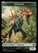 Magic the Gathering Card - Dinosaur - MTG Circle