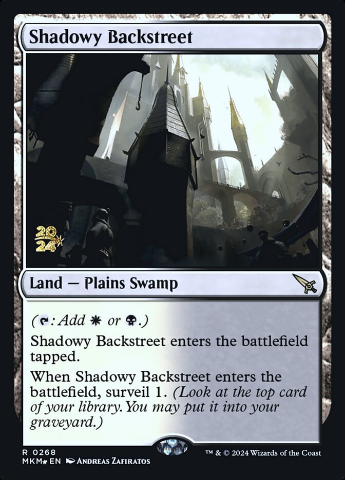 Magic the Gathering Card - Shadowy Backstreet - MTG Circle