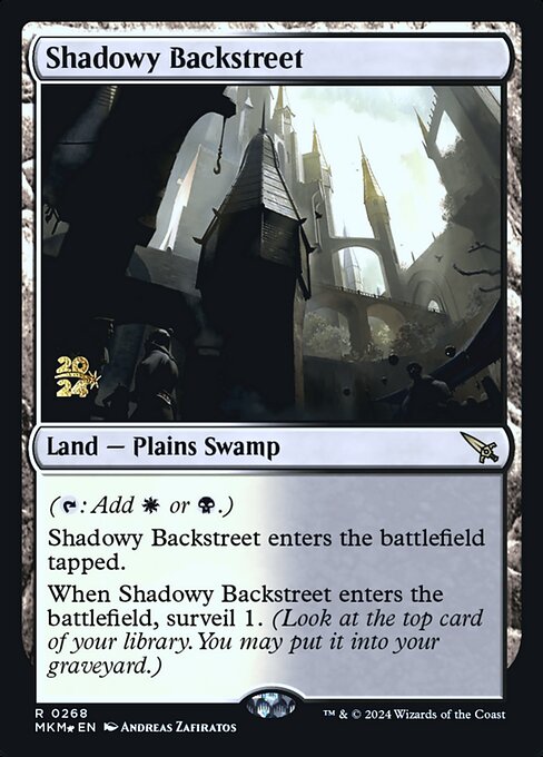 Magic the Gathering Card - Shadowy Backstreet - MTG Circle