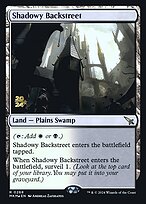 Magic the Gathering Card - Shadowy Backstreet - MTG Circle