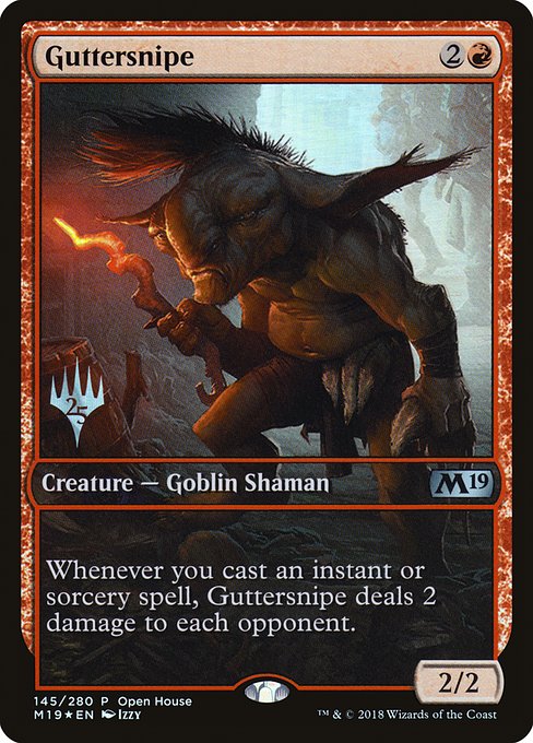 Magic the Gathering Card - Guttersnipe - MTG Circle