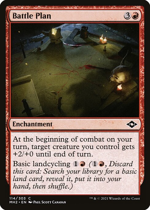 Magic the Gathering Card - Battle Plan - MTG Circle