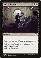 Magic the Gathering Card - Barter in Blood - MTG Circle