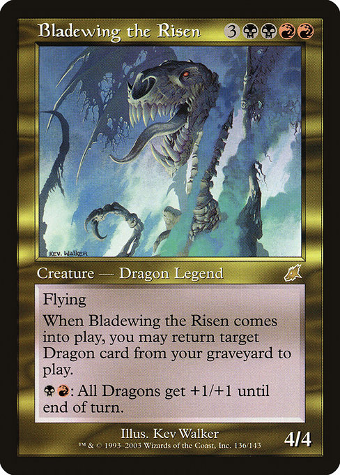Magic the Gathering Card - Bladewing the Risen - MTG Circle