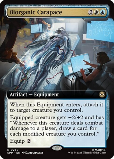 Magic the Gathering Card - Biorganic Carapace - MTG Circle
