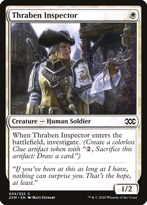 Magic the Gathering Card - Thraben Inspector - MTG Circle