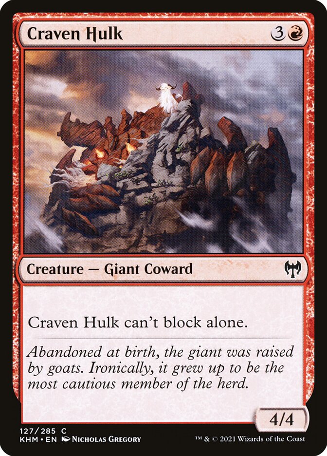 Magic the Gathering Card - Craven Hulk - MTG Circle