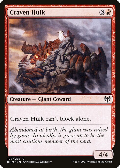 Magic the Gathering Card - Craven Hulk - MTG Circle