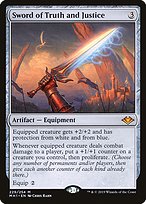 Magic the Gathering Card - Sword of Truth and Justice - MTG Circle