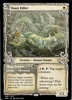 Magic the Gathering Card - Giant Killer // Chop Down - MTG Circle