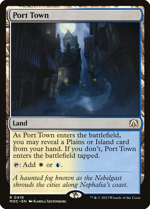 Magic the Gathering Card - Port Town - MTG Circle