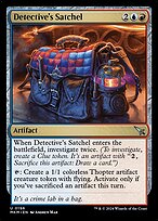 Magic the Gathering Card - Detective's Satchel - MTG Circle