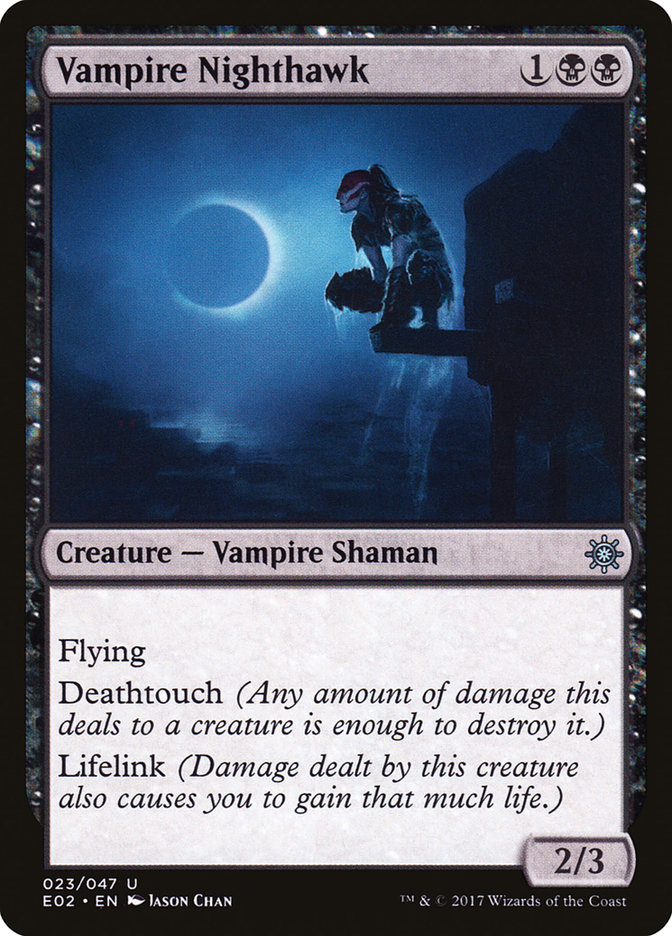Magic the Gathering Card - Vampire Nighthawk - MTG Circle