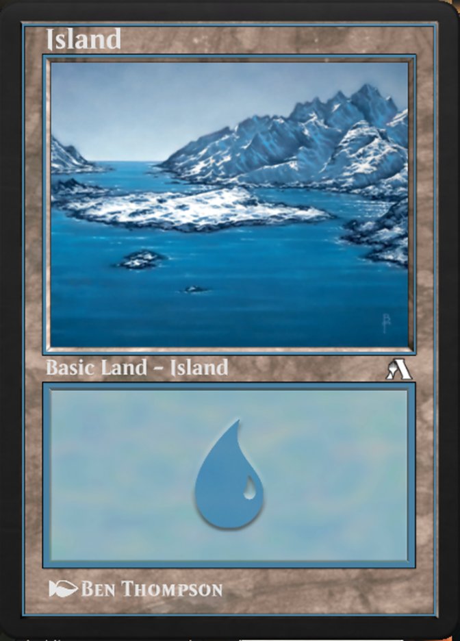 Magic the Gathering Card - Island - MTG Circle