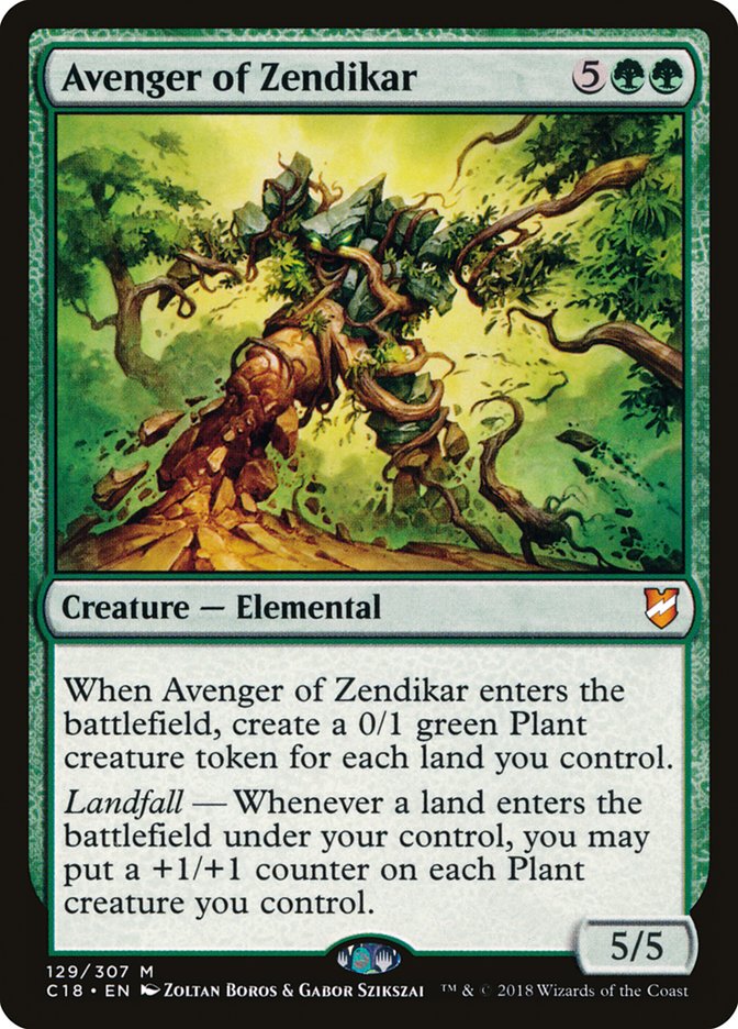 Magic the Gathering Card - Avenger of Zendikar - MTG Circle
