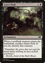 Magic the Gathering Card - Grave Peril - MTG Circle