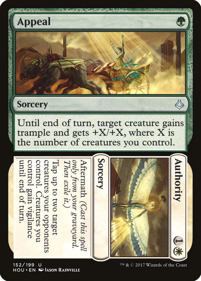 Magic the Gathering Card - Appeal // Authority - MTG Circle