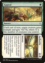 Magic the Gathering Card - Appeal // Authority - MTG Circle