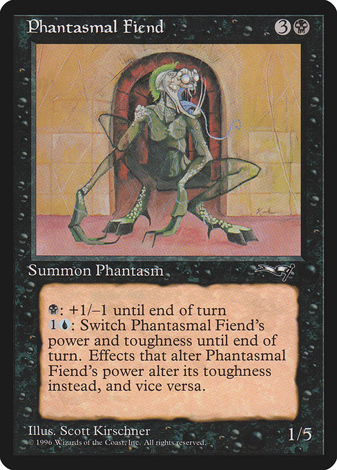 Magic the Gathering Card - Phantasmal Fiend - MTG Circle