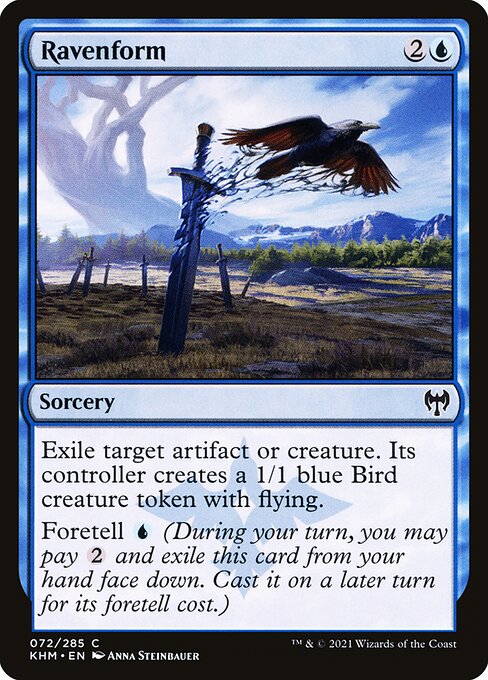 Magic the Gathering Card - Ravenform - MTG Circle