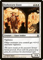 Magic the Gathering Card - Oathsworn Giant - MTG Circle