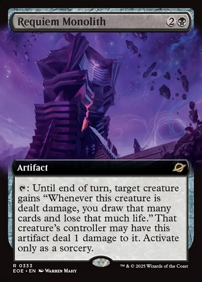 Magic the Gathering Card - Requiem Monolith - MTG Circle