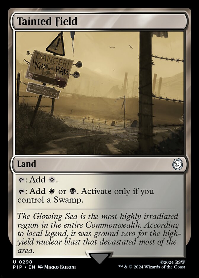 Magic the Gathering Card - Tainted Field - MTG Circle