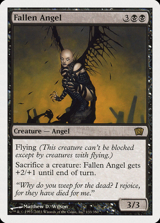 Magic the Gathering Card - Fallen Angel - MTG Circle