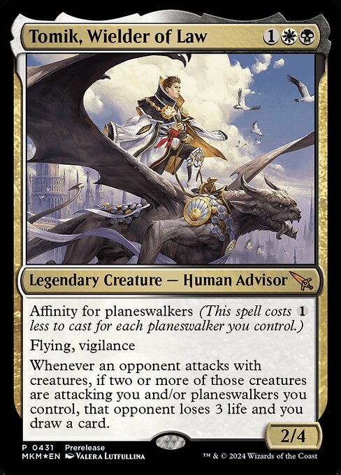 Magic the Gathering Card - Tomik, Wielder of Law - MTG Circle