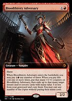 Magic the Gathering Card - Bloodthirsty Adversary - MTG Circle