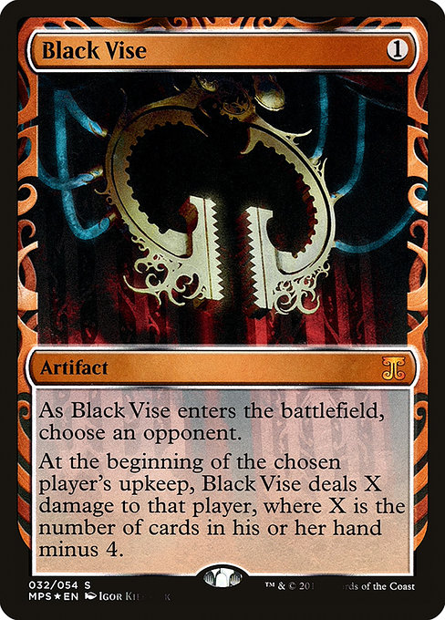 Magic the Gathering Card - Black Vise - MTG Circle