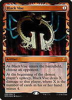 Magic the Gathering Card - Black Vise - MTG Circle