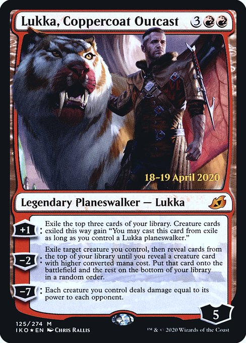 Magic the Gathering Card - Lukka, Coppercoat Outcast - MTG Circle