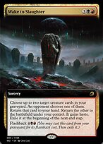 Magic the Gathering Card - Wake to Slaughter - MTG Circle