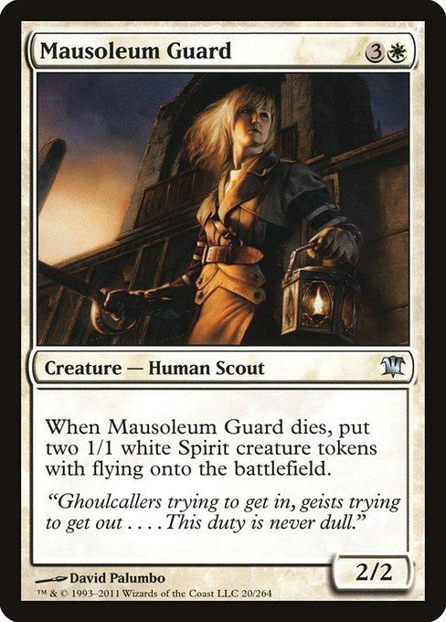 Magic the Gathering Card - Mausoleum Guard - MTG Circle