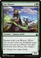 Magic the Gathering Card - Ley Weaver - MTG Circle