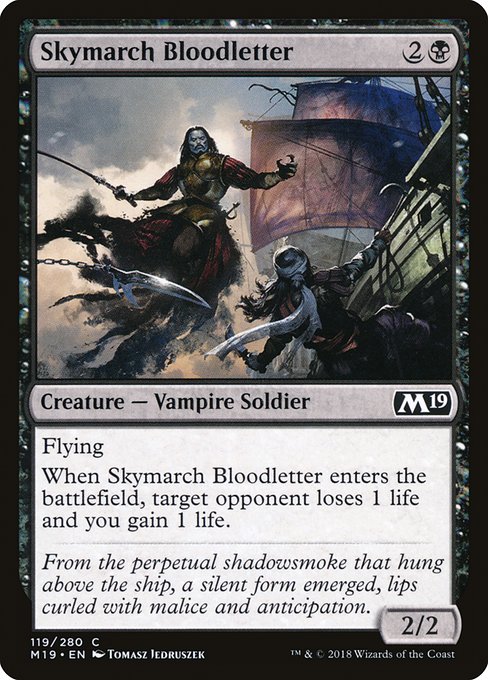 Magic the Gathering Card - Skymarch Bloodletter - MTG Circle