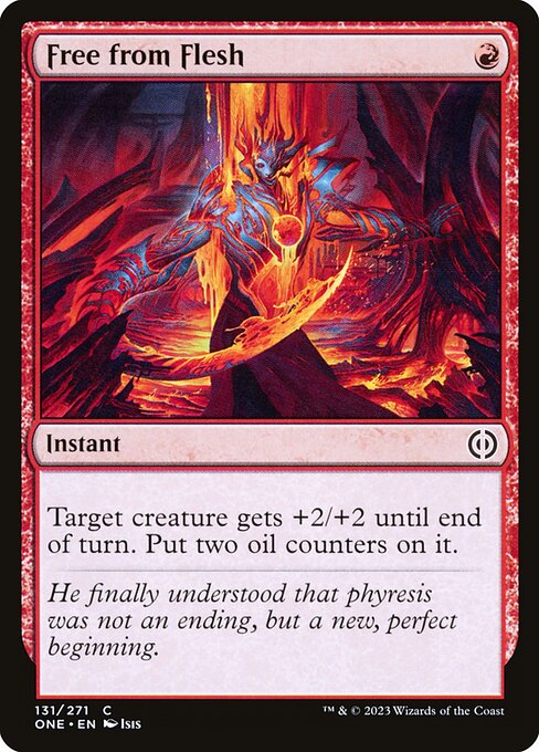 Magic the Gathering Card - Free from Flesh - MTG Circle