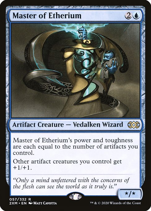 Magic the Gathering Card - Master of Etherium - MTG Circle