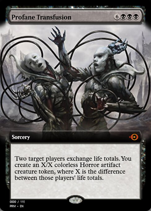 Magic the Gathering Card - Profane Transfusion - MTG Circle