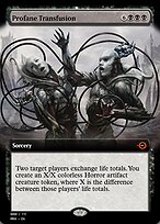 Magic the Gathering Card - Profane Transfusion - MTG Circle