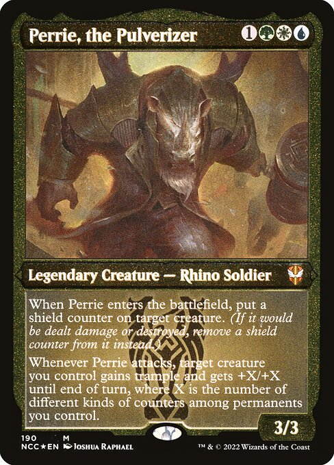 Magic the Gathering Card - Perrie, the Pulverizer - MTG Circle
