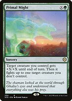 Magic the Gathering Card - Primal Might - MTG Circle